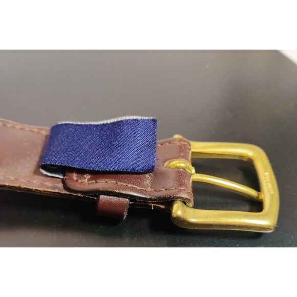 Vineyard Vines Kentucky Derby Canvas and Leather Tipped Men's belt Size 36 - Picture 9 of 16